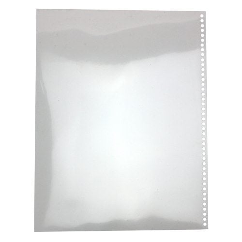 GBC 7mil 8.5" x 11" Velobind Punched Clear Covers 100pk - 9742010