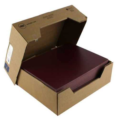 GBC 8.5" x 11" Burgundy Regency Covers 200pk - 9742493