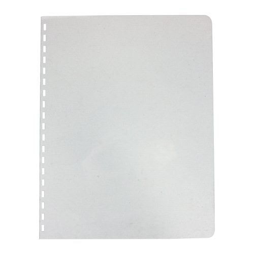 GBC 8.75" x 11.25" Clear View 19 Hole Punched Covers 100pk - 2020024