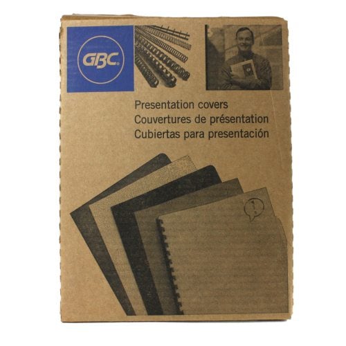 GBC 8.75" x 11.25" Clear View 19 Hole Punched Covers 100pk - 2020024