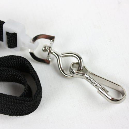 GBC Badgemates Black Breakaway Lanyard 12pk - 3748055 - Clearance Sale