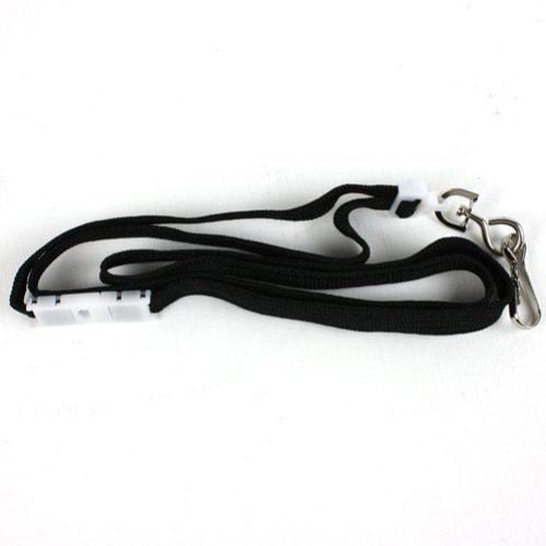 GBC Badgemates Black Breakaway Lanyard 12pk - 3748055 - Clearance Sale