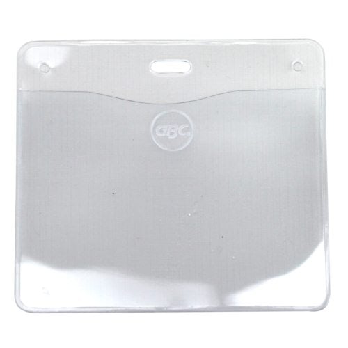 GBC Badgemates Clear Horizontal Badge Holders 10pk - 3747219