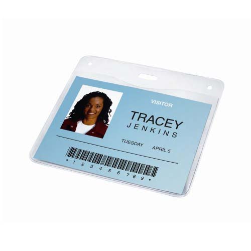 GBC Badgemates Clear Horizontal Badge Holders 10pk - 3747219