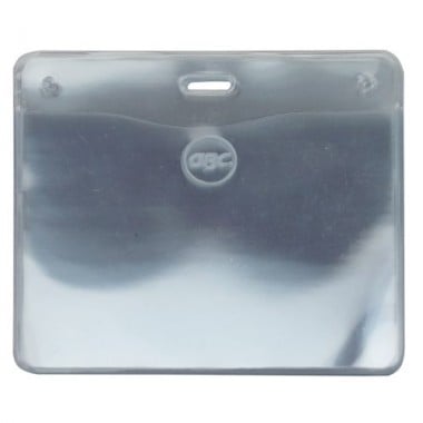 GBC Badgemates Clear Horizontal Badge Holders
