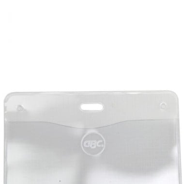 GBC Badgemates Clear Horizontal Badge Holders