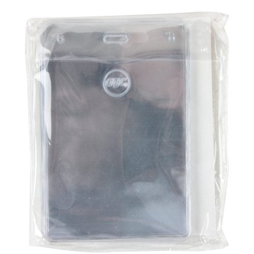 GBC Badgemates Clear Vertical Badge Holders 10pk - 3747218