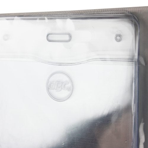GBC Badgemates Clear Vertical Badge Holders 10pk - 3747218