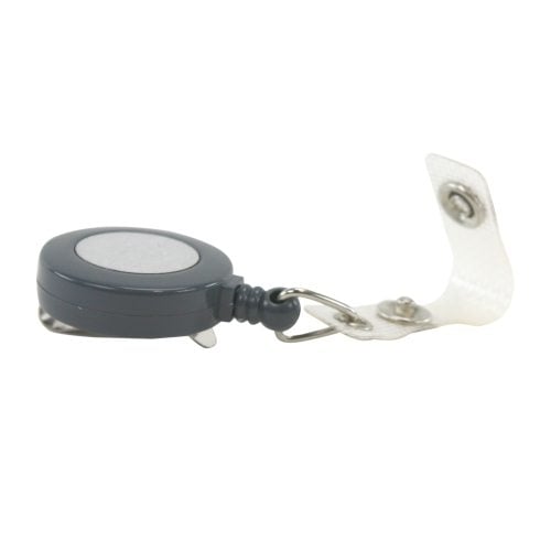 GBC Badgemates Gray Retractable Badge Reel 2pk - 3747480