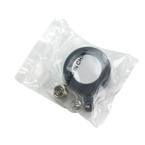 GBC Badgemates Grey Retractable Badge Reel 25pk - 50573