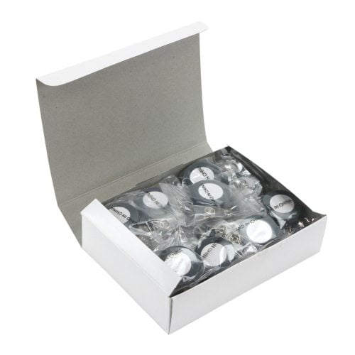 GBC Badgemates Grey Retractable Badge Reel 25pk - 50573