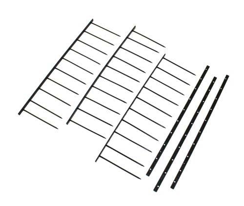 GBC Black 3" x 11" 10 Pin SureBind Strips - 3700506