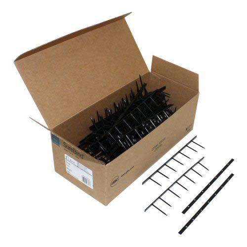 GBC Black 1" x 8.5" 7 Pin SureBind Strips - 9741330