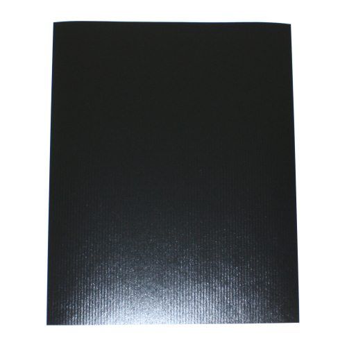 GBC Black 8.5" x 11" Herringbone Regency Covers (2000852G) - 200pk