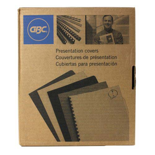GBC Black 8.5" x 11" Regency Covers with Windows 100 sets - 9742821