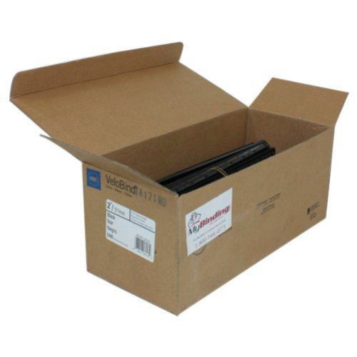 GBC Premium Black 2" x 8.5" 9-Pin Velobind Strips - 9741120