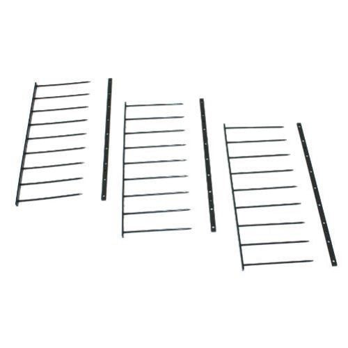 GBC Premium Black 3" x 8.5" 9-Pin Velobind Strips - 9741130