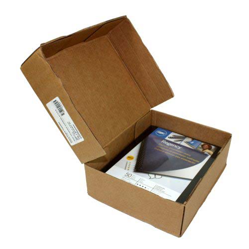 GBC Black 8.75" x 11.25" Regency Covers 50pk - 2001712 - Clearance Sale