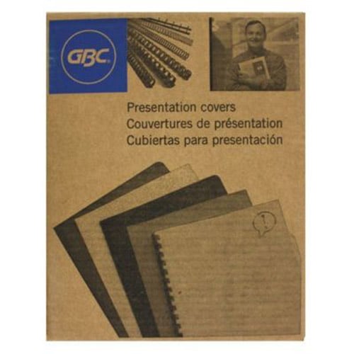 GBC Black Linen Report Covers 8.5" x 11" - 200/Pack