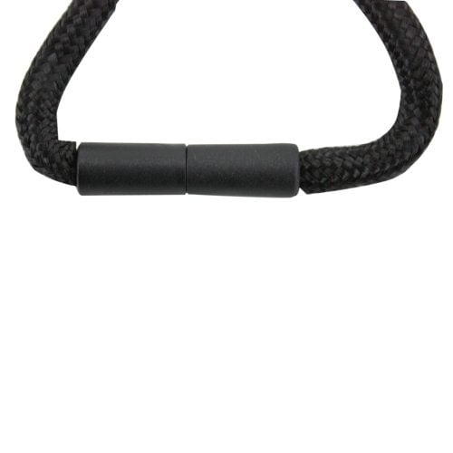 GBC Black OptioBraid Lanyard with Combo Loop