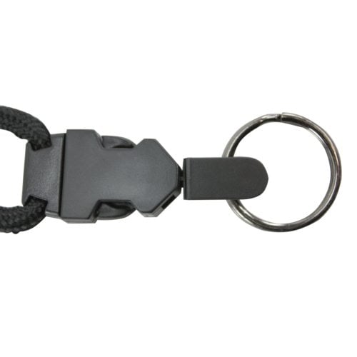 GBC Black OptioBraid Lanyard with Split Ring (Discontinued)