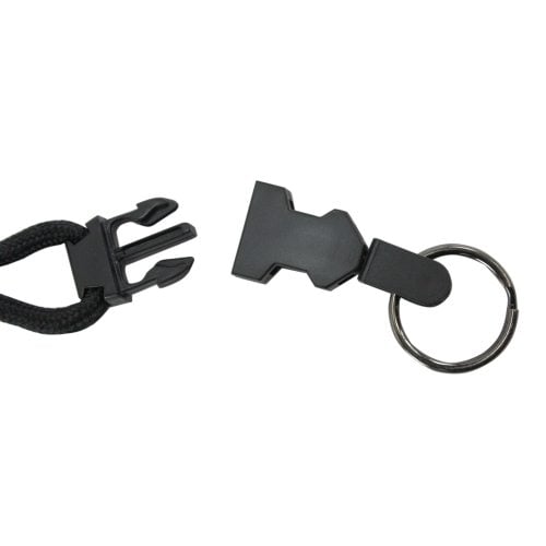 GBC Black OptioBraid Lanyard with Split Ring (Discontinued)