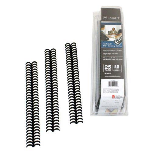 GBC Black ProClick Spines