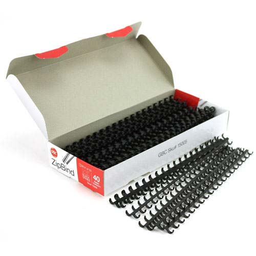 GBC Black ZipBind Binding Spines