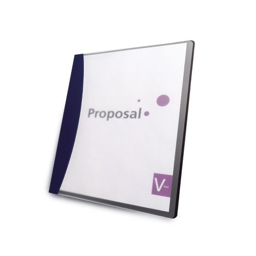 GBC Blue Hidden Swing Clip Report Cover - W21537