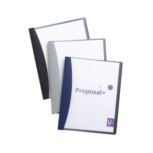 GBC Blue Hidden Swing Clip Report Cover - W21537