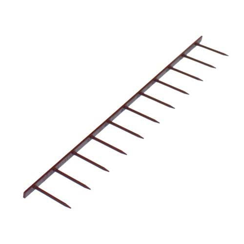 GBC Premium Burgundy 1" x 11" 11-Pin Velobind Strips - 9741013