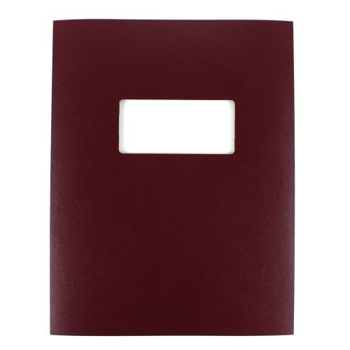 GBC Burgundy 8.5" x 11" Regency Covers with Windows 100 sets - 9742823
