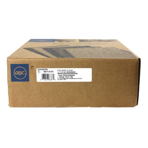 GBC Burgundy 8.5" x 11" Regency Covers with Windows 100 sets - 9742823