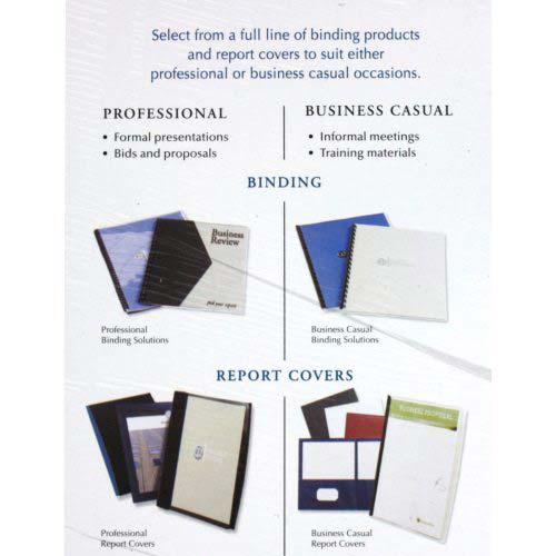 GBC Clear View 8.5" x 11" Presentation Covers 100pk - 2020034