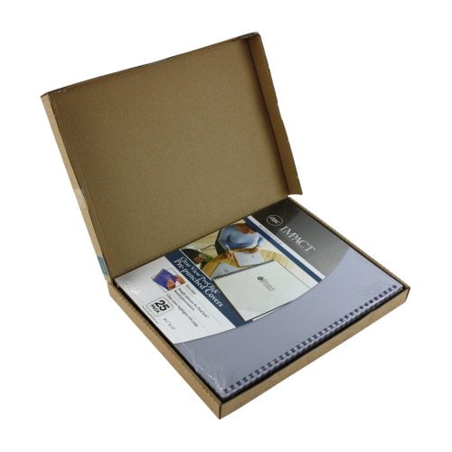 GBC Clear View 8.5" x 11" ProClick Punched Presentation Covers 25pk - 2020040