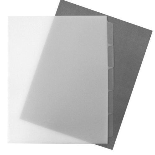 GBC Clearview Frost Customizable Index Tabs 25 sets - 8210810