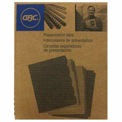 GBC Clearview Frost Customizable Index Tabs 25 sets - 8210810