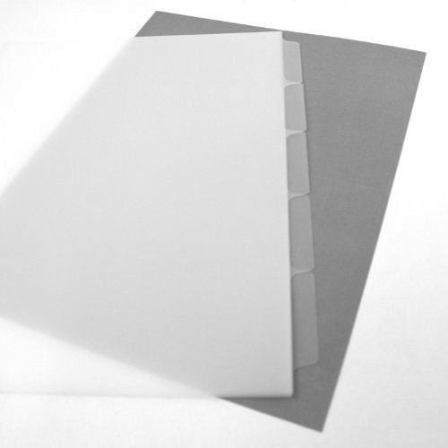 GBC Clearview Frost Customizable Index Tabs 25 sets - 8210810