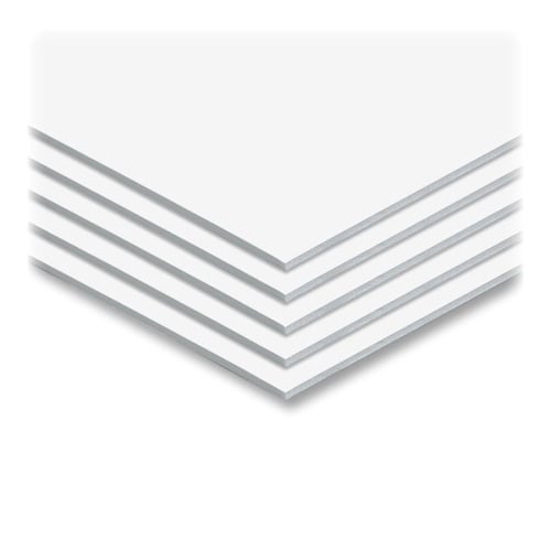 GBC 3/16" White Adhesive Coated 24" x 36"  Mounting Boards - 3245126