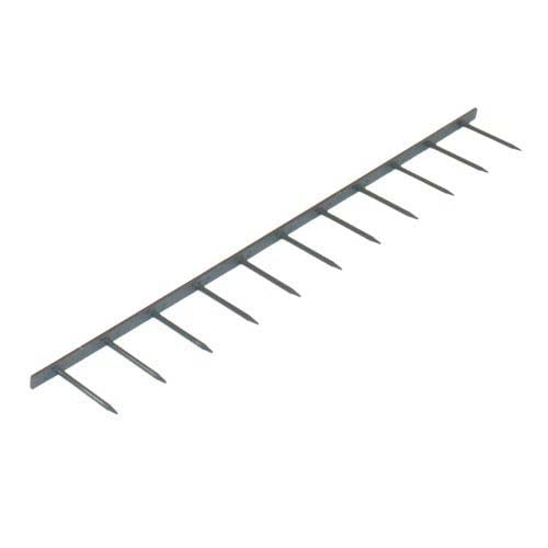 GBC Premium Dark Grey 1" x 11" 11-Pin Velobind Strips - 9741075
