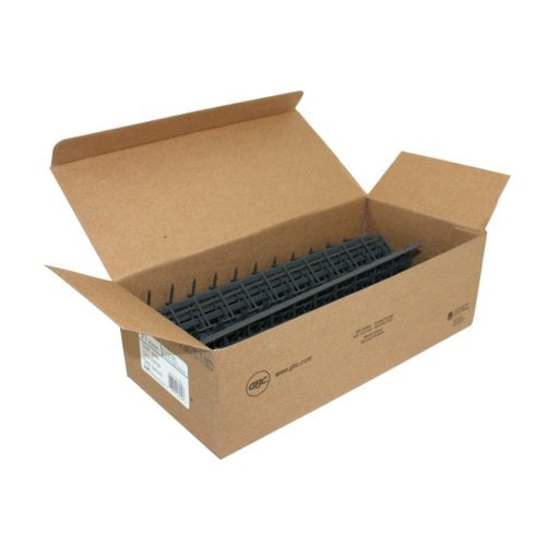 GBC Premium Dark Grey 1" x 11" 11-Pin Velobind Strips - 9741075