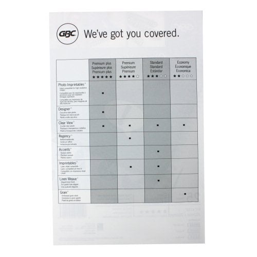 GBC Designer Lined Pattern Covers 8.75" x 11.25" 25pk - 2514500