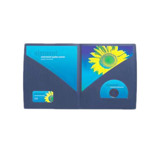 GBC Designer Navy Two-Pocket Folder 50pk - W22310G