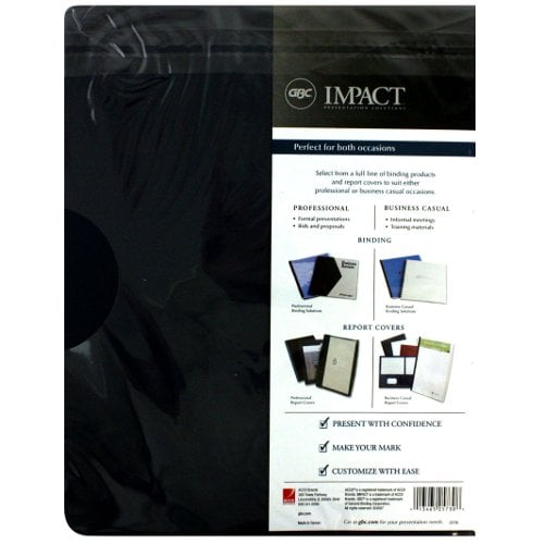 GBC Swingline Designer Premium Plus Navy Backs  25pk - 25730