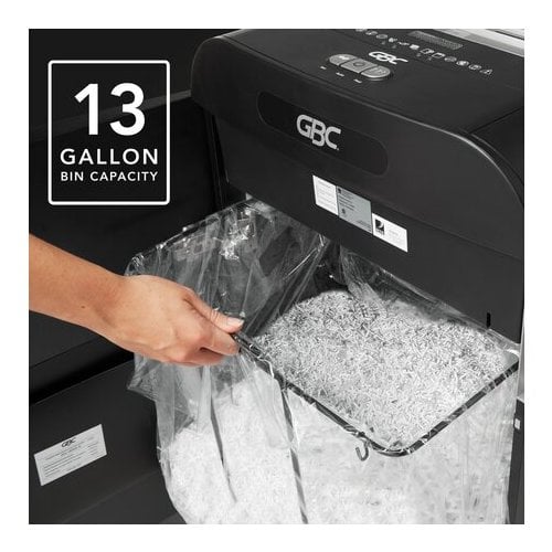 GBC DS22-13 Jam-Free 22-Sheet Level P-2 Strip-Cut Paper Shredder - 1758575