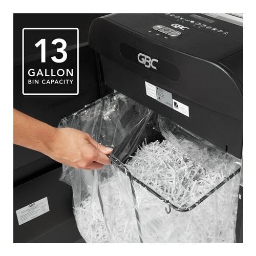 GBC DX18-13 Jam-Free 18-Sheet Level P-3 Cross-Cut Paper Shredder - 1758585