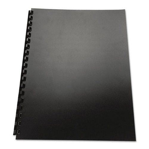 GBC ECO Friendly Black Recycled Poly Covers 100pk - 25814
