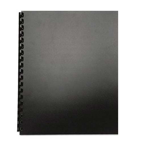 GBC ECO Friendly Black Recycled Poly Covers 25pk - 25818