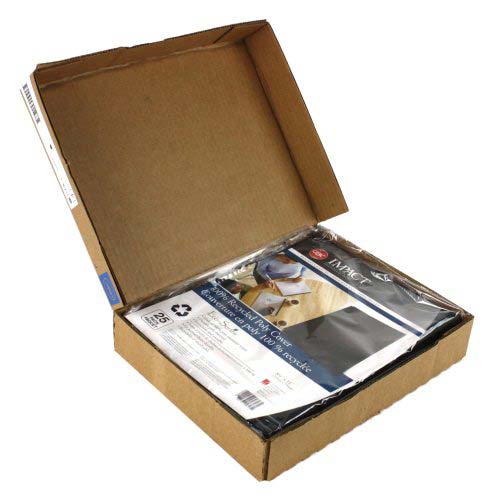 GBC ECO Friendly Black Recycled Poly Covers 25pk - 25818