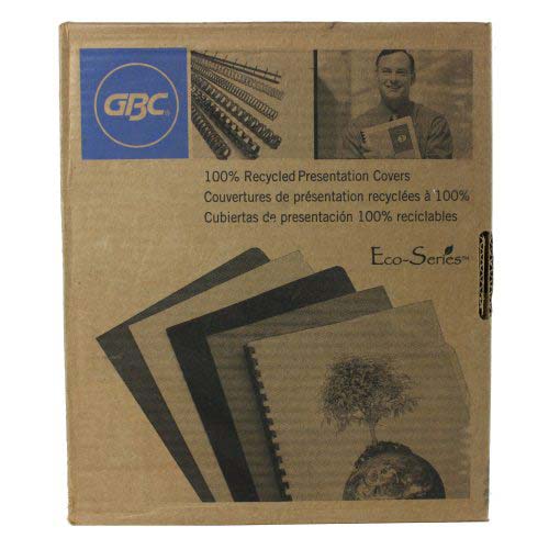 GBC ECO Friendly Black Recycled Regency Covers 200pk - 25812